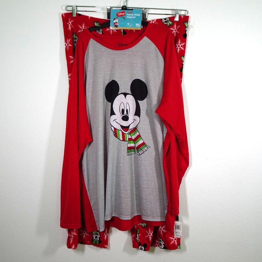 Disney Mickey Mouse Pajamas Set Women's Plus Size 3X Mickey & Minnie Mouse